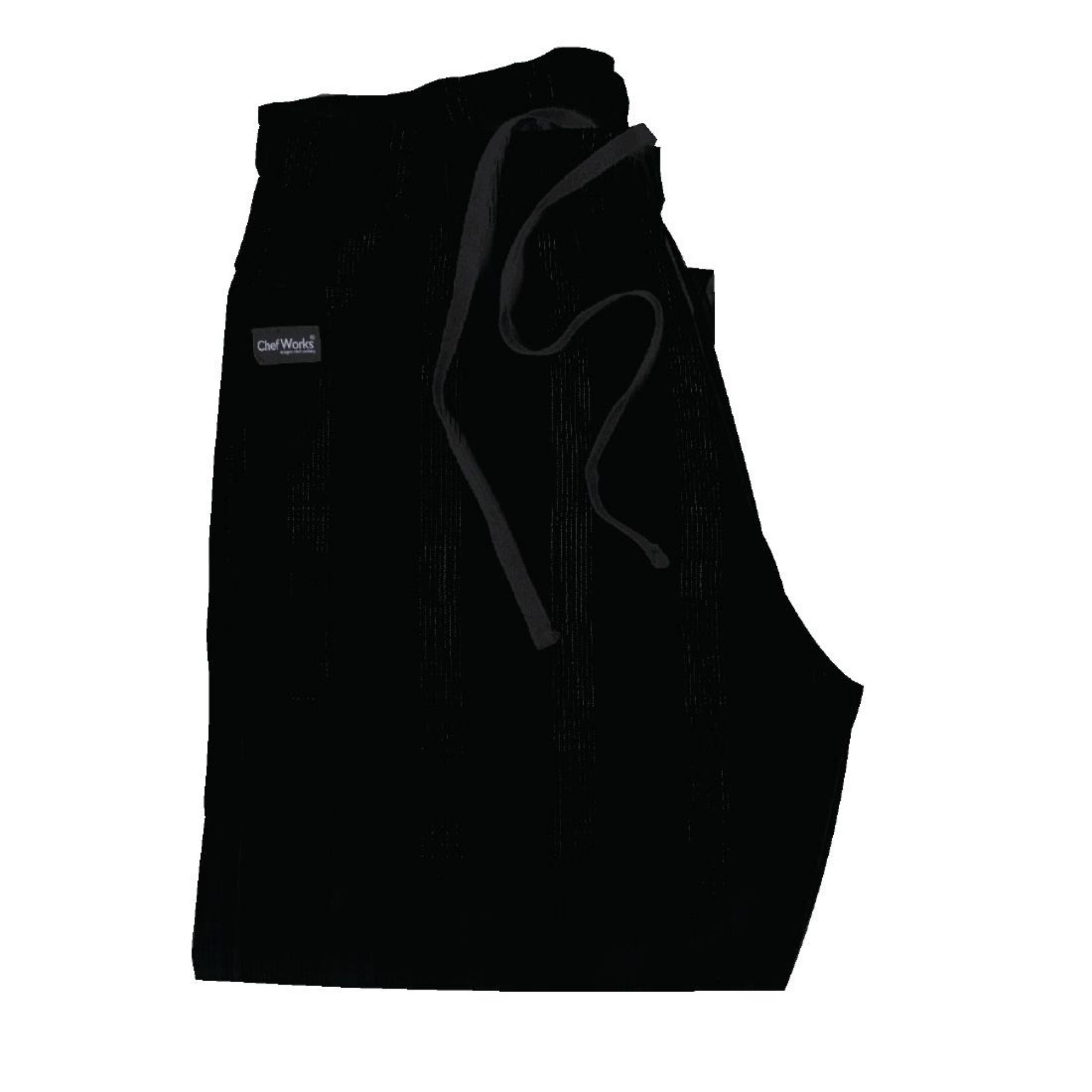 Picture of Chef Works Unisex Better Built Baggy Chefs Trousers Black S