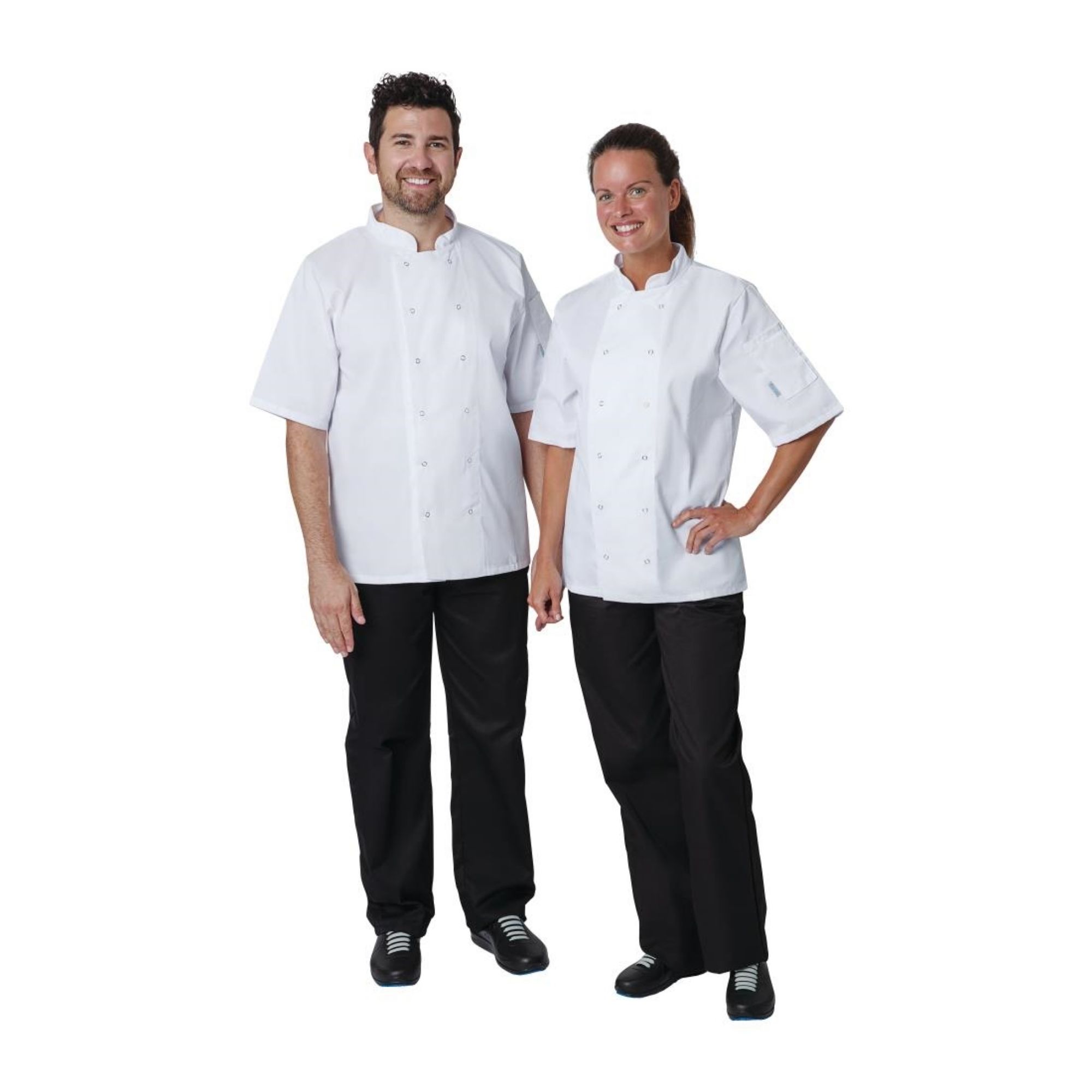 Picture of Whites Vegas Unisex Chef Jacket Short Sleeve White 5XL