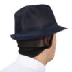 Picture of Trilby Hat with Snood Navy Blue M