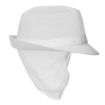 Picture of Trilby Hat with Net Snood White S