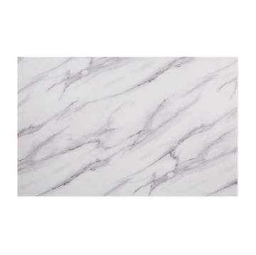 Picture of Bolero Pre-Drilled Rectangular Table Top Marble Effect 700mm