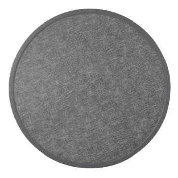 Picture of Bolero Fibre Glass Round Table Top Brushed Black 580mm