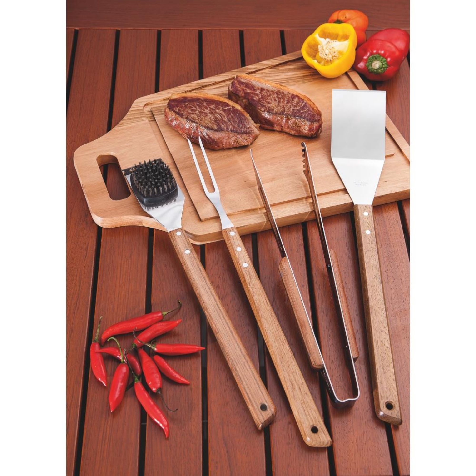 Picture of Tramontina Churrasco BBQ Meat Tongs 15"