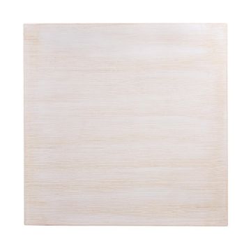 Picture of Bolero Pre-drilled Square Table Top Vintage White 700mm