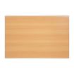 Picture of Bolero Pre-drilled Rectangular Tabletop Beech Effect