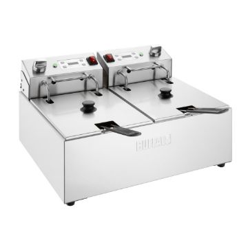 Picture of Buffalo  Double Electric Fryer with Timer 2x5Ltr