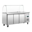 Picture of Polar U-Series Triple Door Refrigerated Gastronorm Saladette Counter