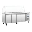 Picture of Polar U-Series Four Door Refrigerated Gastronorm Saladette Counter
