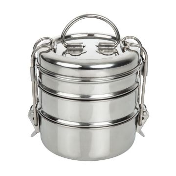 Picture of Utopia 3 Tier Tiffin Tin 115mm (6 Pack)