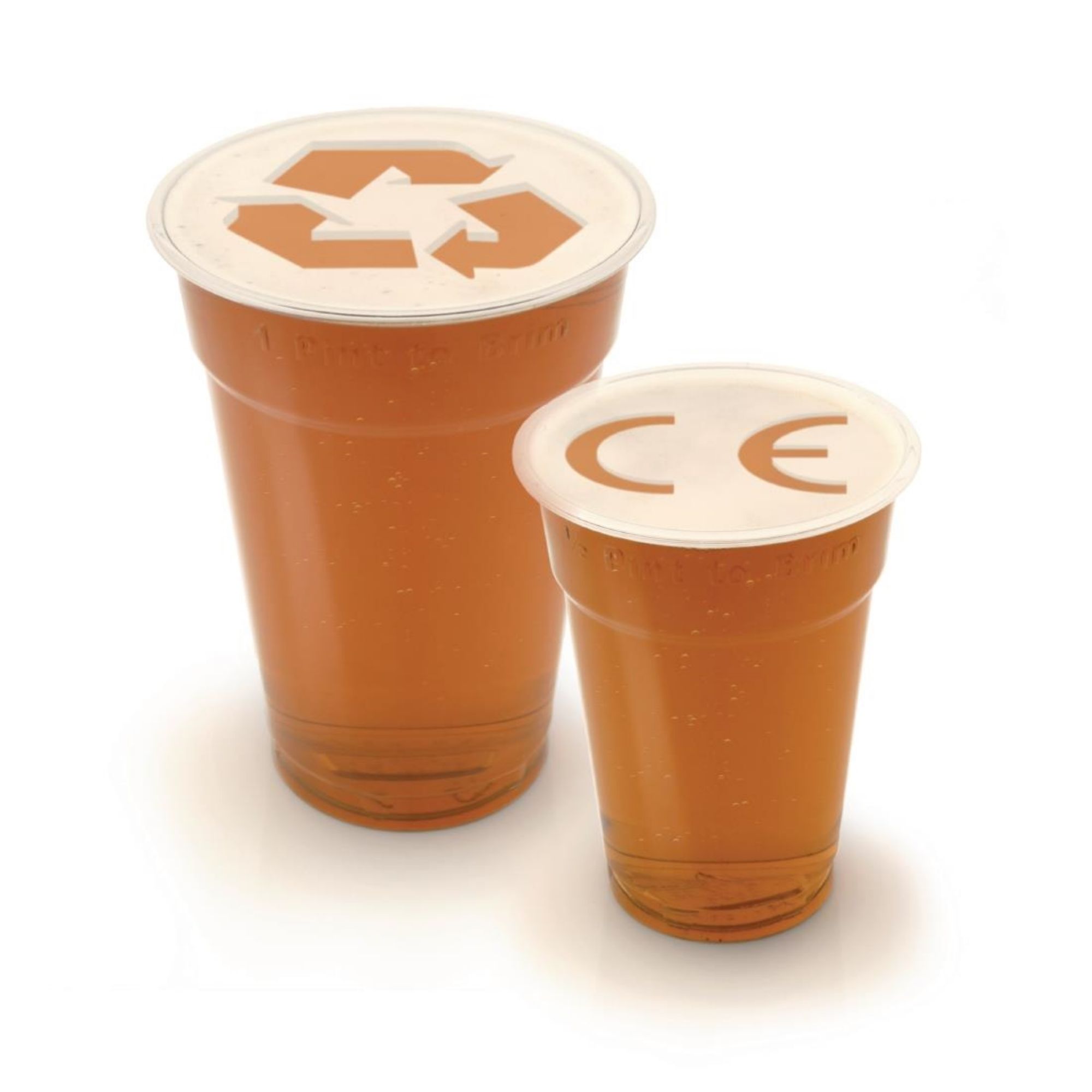Picture of Huhtamaki Disposable Pint to Brim Tumblers UKCA CE Marked (500 Pack)