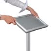 Picture of Freestanding Aluminium Menu Display Stand A4
