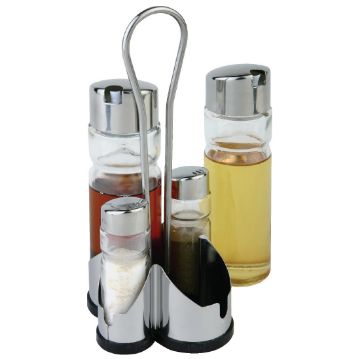 Picture of APS Complete Cruet Set and Stand
