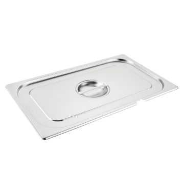 Picture of Vogue Stainless Steel 1/1 Gastronorm Notched Lid