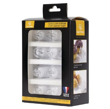 Picture of Matfer Bourgeat Piping Tips Assorted Set (12 Pack)