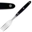 Picture of Olympia Steak Forks Black Handle (12 Pack)