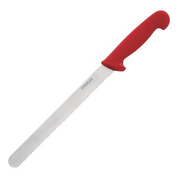 Picture of Hygiplas Serrated Slicer Red 25.5cm