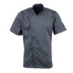 Picture of Chef Works Unisex Springfield Lightweight Short Sleeve Zipper Coat Ink Blue Size XS