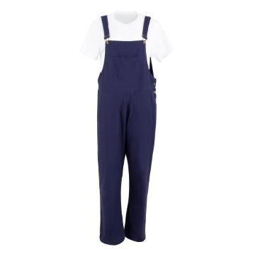 Picture of Southside Bib & Brace Cotton Canvas Dungarees Navy S