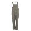 Picture of Southside Bib & Brace Cotton Canvas Dungarees Khaki Black L