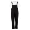 Picture of Southside Bib & Brace Cotton Canvas Dungarees Cotton Black M