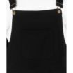 Picture of Southside Bib & Brace Cotton Canvas Dungarees Cotton Black L