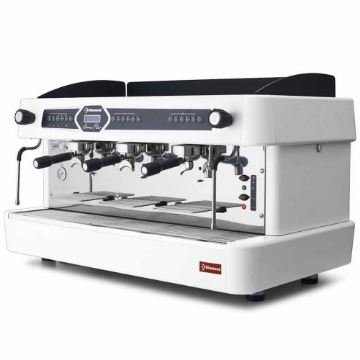 Picture of Expresso coffee machine 3 groups, automatic (with display) WHITE