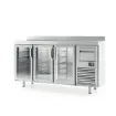 Picture of Infrico 3 Glass Dr Tall Back Bar Counter With Upstand 510L