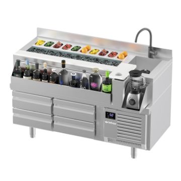 Picture of Infrico BST1600R Undercounters Cocktail Table Bar Station Series – Bar Station