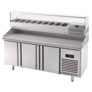 Picture of Infrico MPG1490 Undercounters Pizza Table Gn1/1 700 Series – Pizza Undercounter Refrigerator Gn1/1 700 Serie (GN 1/1)