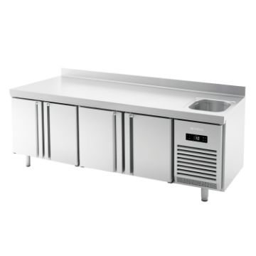 Picture of Infrico BMGN2450F Undercounters With Sink Gn1/1 700 Series – Sink Undercounter Refrigerator Gn1/1 700 Serie (GN 1/1)