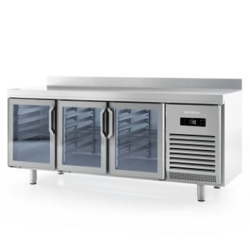 Picture of Infrico BMGN1960CR Undercounters Refrigerated Table Gn1/1 700 Series – Glass Door Undercounter Refrigerator Gn1/1 700 Serie (GN 1/1)