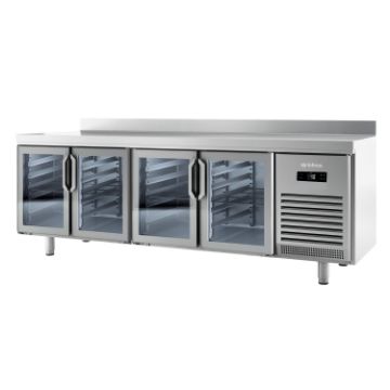Picture of Infrico BMGN2450CR Undercounters Refrigerated Table Gn1/1 700 Series – Glass Door Undercounter Refrigerator Gn1/1 700 Serie (GN 1/1)