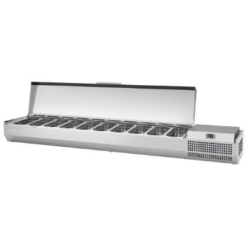 Picture of Infrico VIP14901/3T Display Cases – Refrigerated Pizza & Sandwiches Cases 1/4 Trays