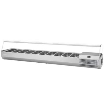 Picture of Infrico VIP13301/4C Display Cases – Refrigerated Pizza & Sandwiches Cases 1/4 Trays