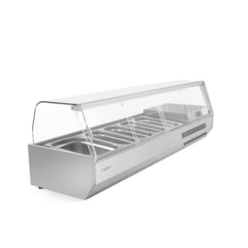 Picture of Infrico VIP19801/3C Display Cases – Refrigerated Pizza & Sandwiches Cases 1/4 Trays