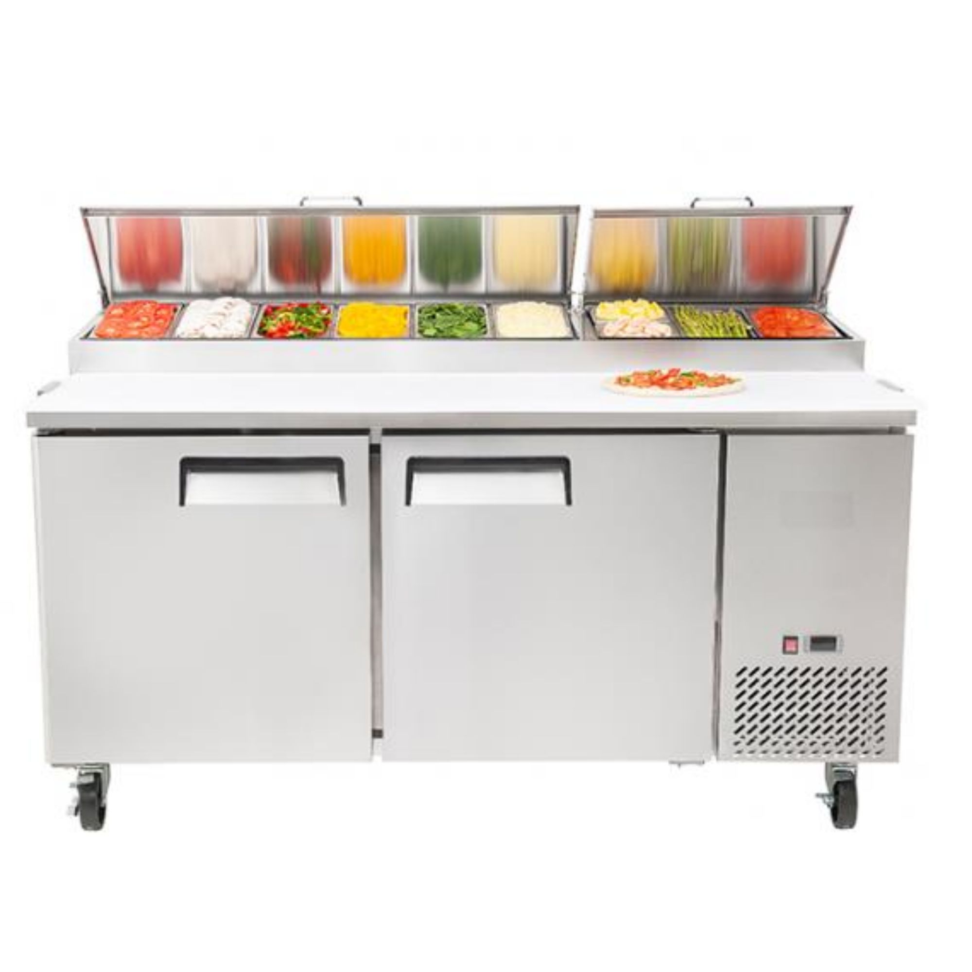 Picture of Atosa Pizza Salad Prep Fridge MPF8202GR