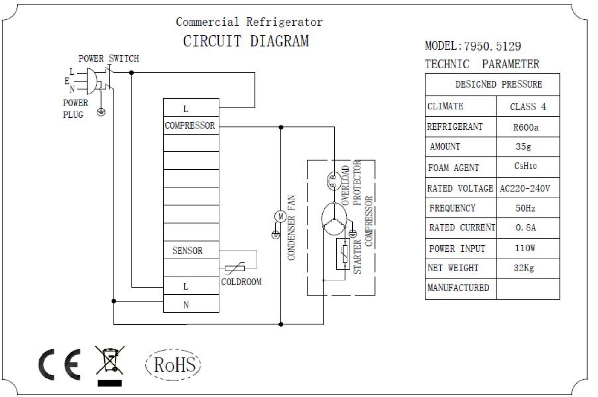 Picture of REFRIGERATED COUNTER TOP 1/3 GN x 7