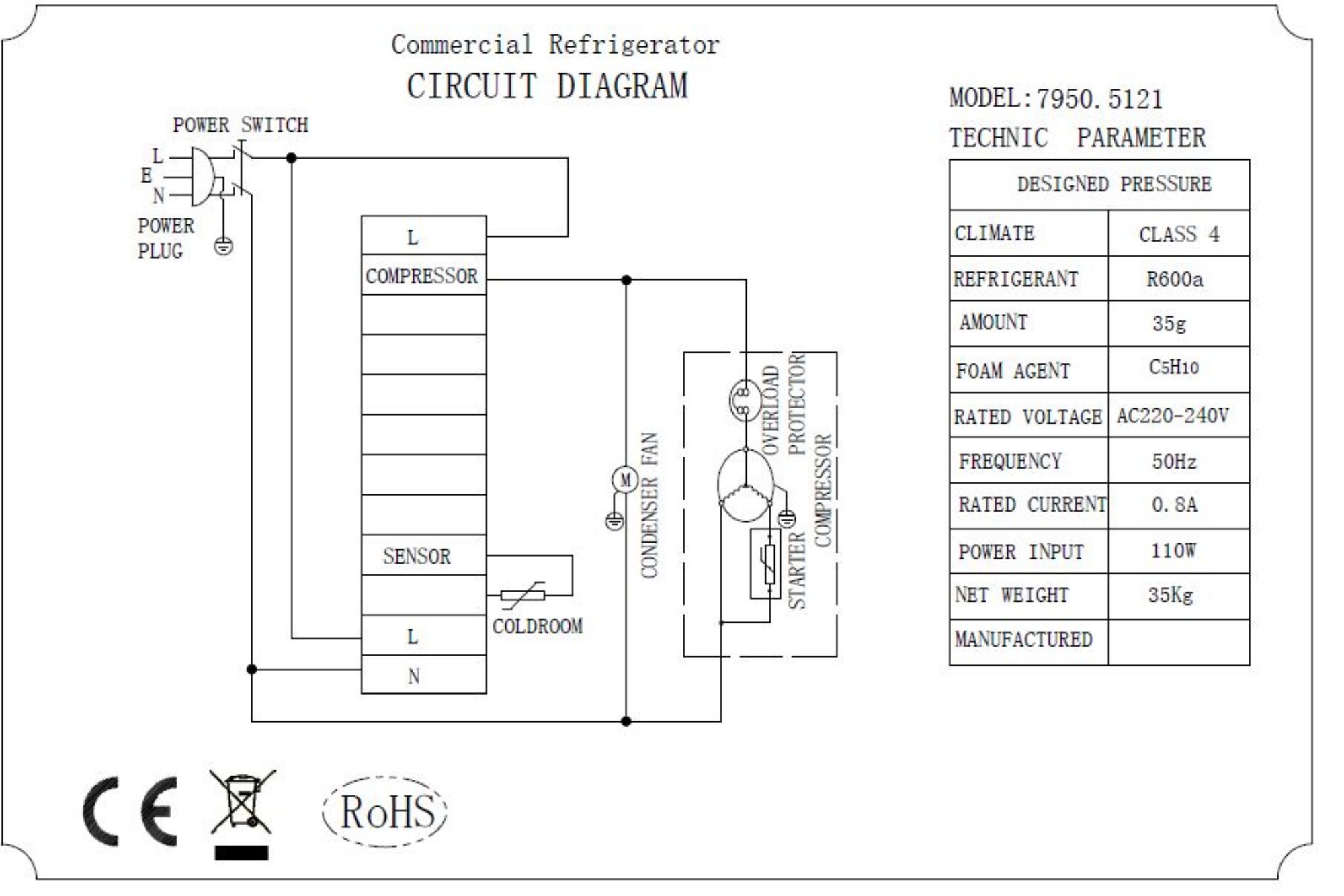 Picture of REFRIGERATED COUNTER TOP 1/4 GN x 8