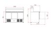 Picture of PIZZA COUNTER 3 DOORS 8x1/6GN CONTAINER