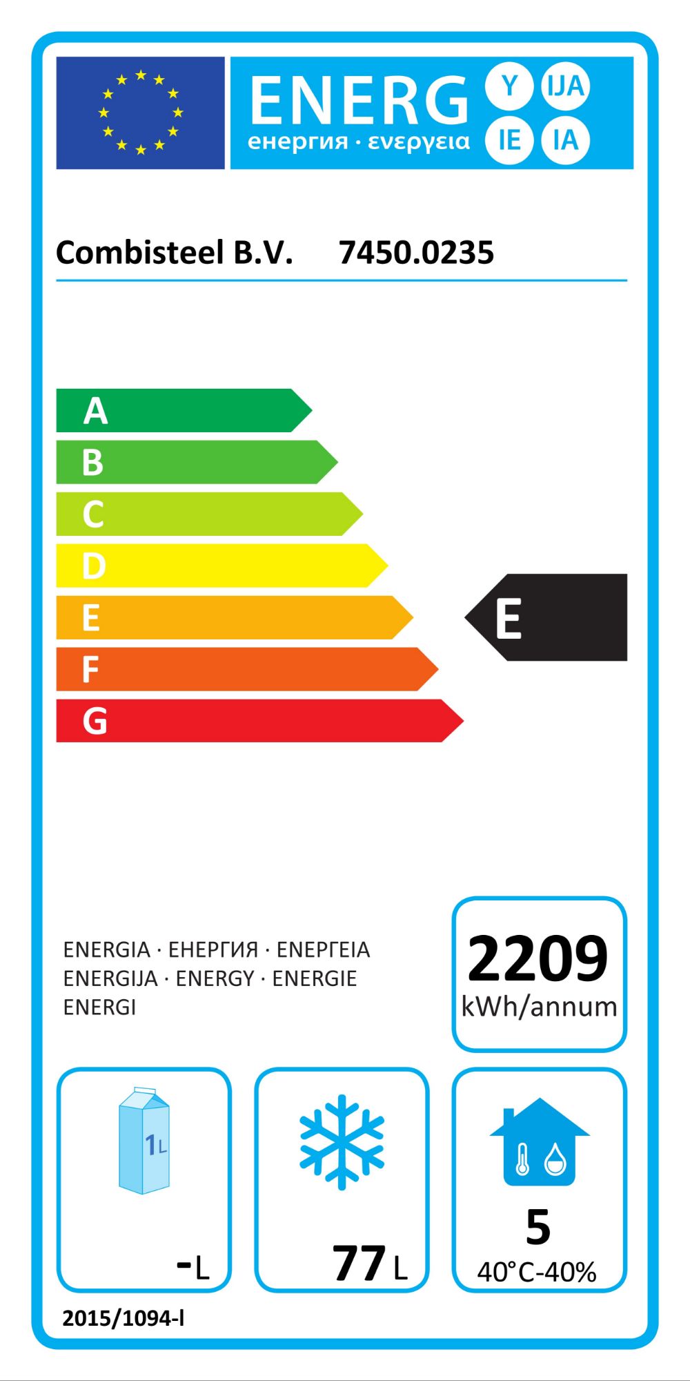 Picture of CombiSteel Refrigerated/Freezer Counter 1 Drawer 3X 1/1 GN