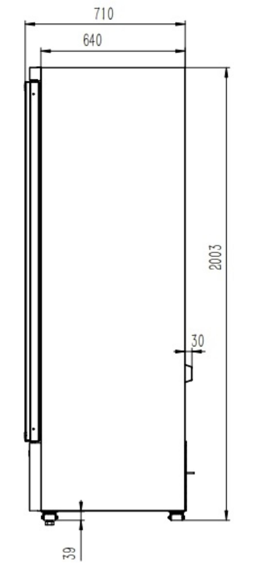 Picture of CombiSteel Glass Door Display Fridge JDE1000R