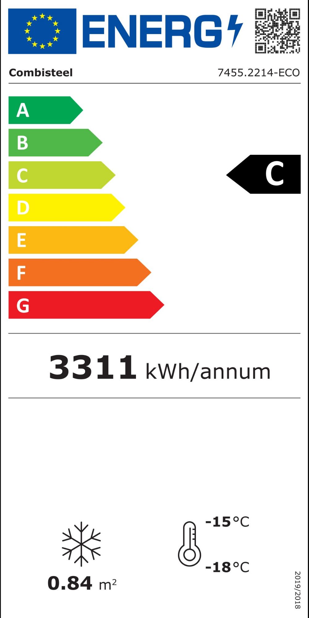 Picture of CombiSteel Glass Door Display Freezer JDE-600F