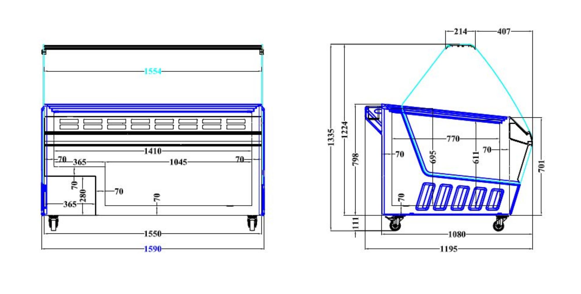 Picture of Hawaii Ice Cream Display Range
