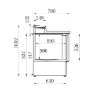 Picture of Combisteel Saladette 2 Door Fridge