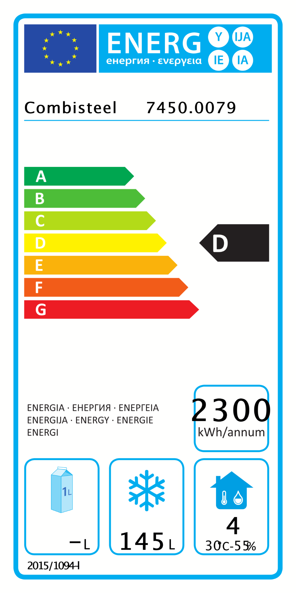 Picture of Counter Freezer Negative Counter 2 Doors