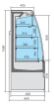 Picture of CombiSteel Patisserie Display Noah Open 1.5m