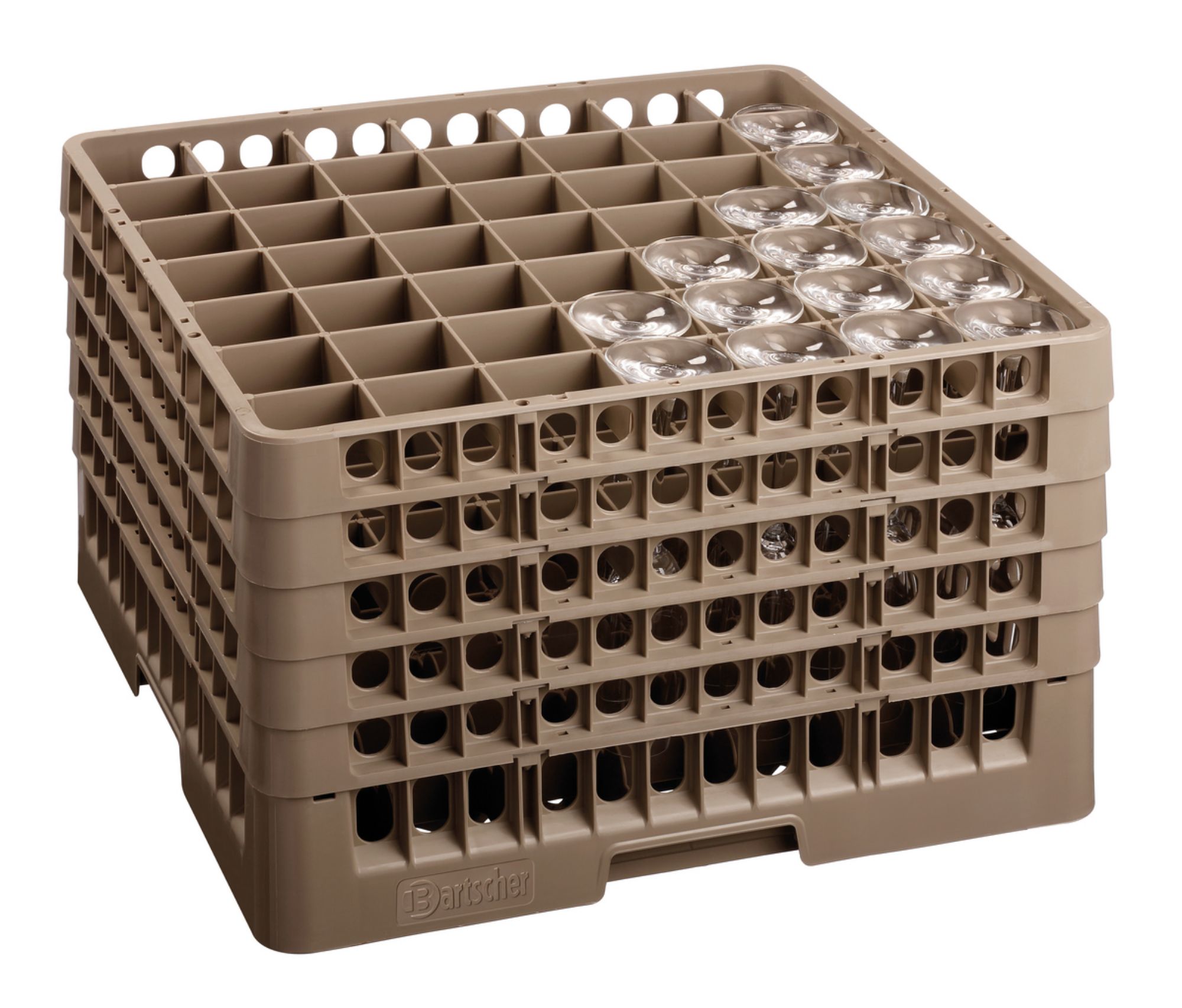 Picture of Bartscher Dishwasher basket, 49 comp.