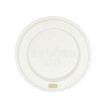 Picture of White 12/16oz compostable hot cup lids (10 x 100’s)