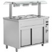 Picture of INOMAK Bain Marie With Double Sneeze Guard 3 x GN1/1 MRV711