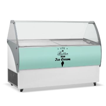 Picture of CRYSTAL Crystal Elegante Ice Cream Display 454L VENUSELEGANTE46
